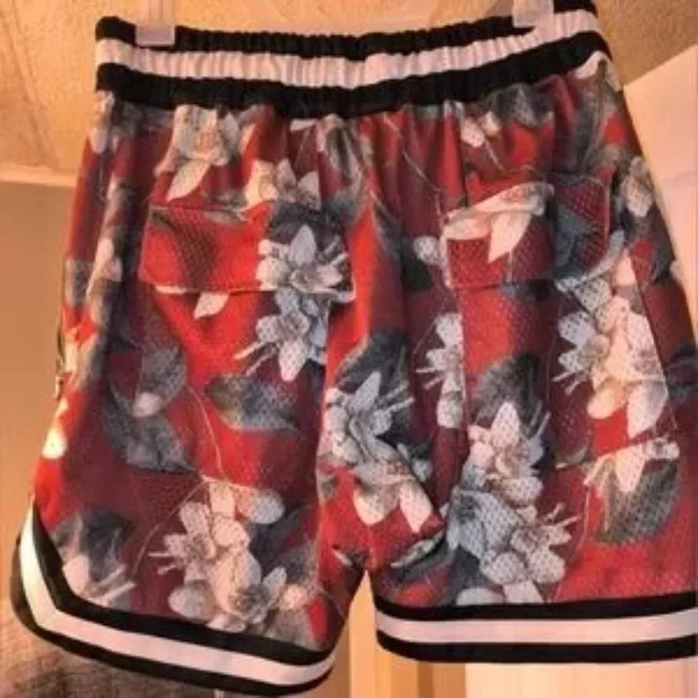 NEW Crysp x Jordan (fog jungle style) drop crotch extra long drawstring floral!